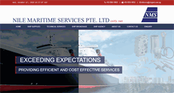 Desktop Screenshot of nilemaritime.com